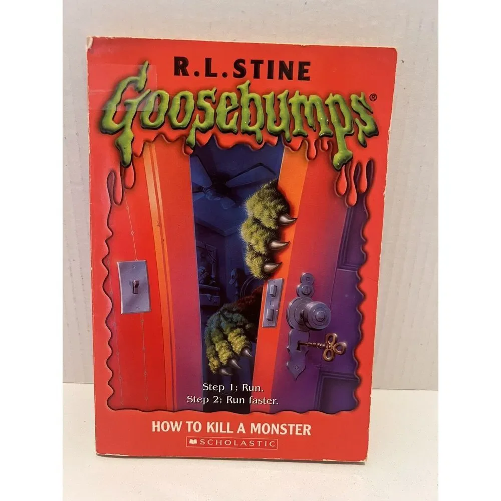 GOOSEBUMPS How To Kill A Monster‎ by R. L. Stine 1996 90s Vintage Y2K Paperback